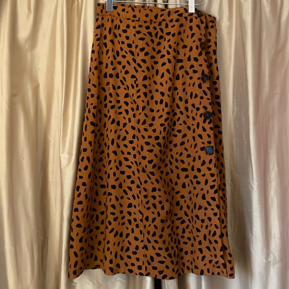 Animal print skirt